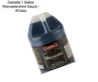 Castella 1 Gallon Worcestershire Sauce - 4/Case