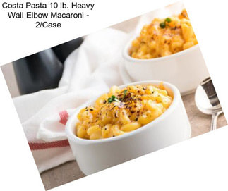 Costa Pasta 10 lb. Heavy Wall Elbow Macaroni - 2/Case