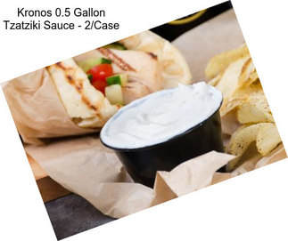 Kronos 0.5 Gallon Tzatziki Sauce - 2/Case