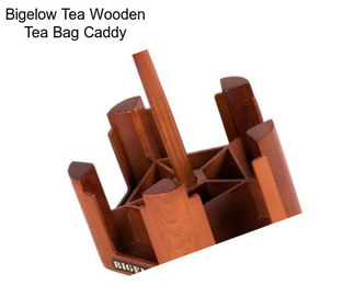 Bigelow Tea Wooden Tea Bag Caddy