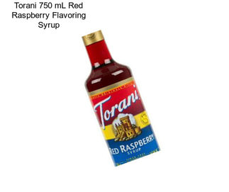 Torani 750 mL Red Raspberry Flavoring Syrup