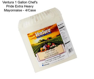 Ventura 1 Gallon Chef\'s Pride Extra Heavy Mayonnaise - 4/Case