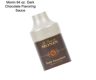 Monin 64 oz. Dark Chocolate Flavoring Sauce