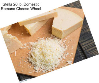 Stella 20 lb. Domestic Romano Cheese Wheel
