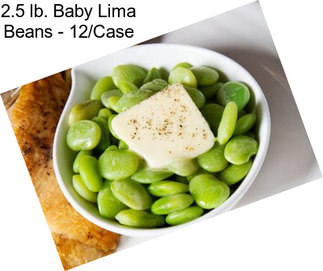 2.5 lb. Baby Lima Beans - 12/Case