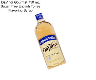 DaVinci Gourmet 750 mL Sugar Free English Toffee Flavoring Syrup