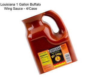 Louisiana 1 Gallon Buffalo Wing Sauce - 4/Case