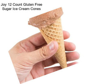 Joy 12 Count Gluten Free Sugar Ice Cream Cones