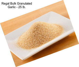 Regal Bulk Granulated Garlic - 25 lb.