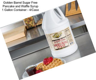 Golden Barrel Sugar Free Pancake and Waffle Syrup 1 Gallon Container - 4/Case