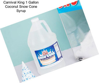 Carnival King 1 Gallon Coconut Snow Cone Syrup