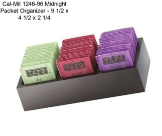 Cal-Mil 1246-96 Midnight Packet Organizer - 9 1/2\