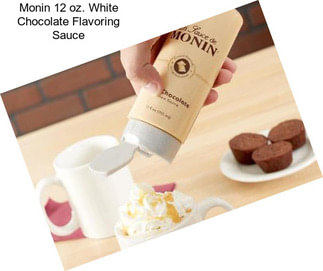 Monin 12 oz. White Chocolate Flavoring Sauce