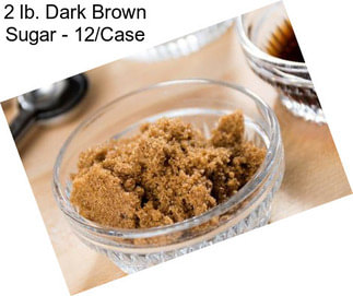 2 lb. Dark Brown Sugar - 12/Case