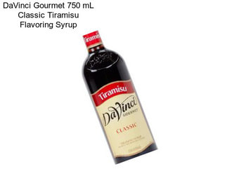 DaVinci Gourmet 750 mL Classic Tiramisu Flavoring Syrup