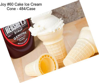 Joy #60 Cake Ice Cream Cone - 484/Case