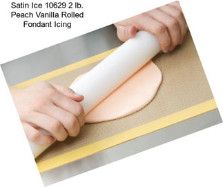 Satin Ice 10629 2 lb. Peach Vanilla Rolled Fondant Icing