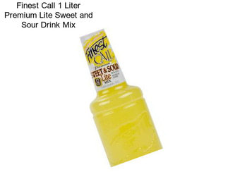 Finest Call 1 Liter Premium Lite Sweet and Sour Drink Mix