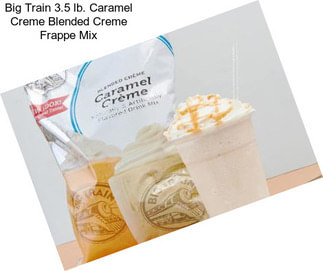 Big Train 3.5 lb. Caramel Creme Blended Creme Frappe Mix