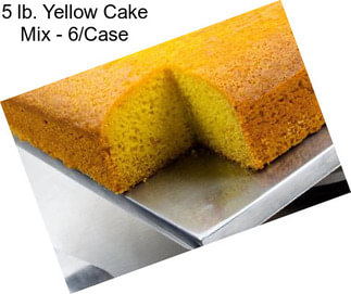 5 lb. Yellow Cake Mix - 6/Case