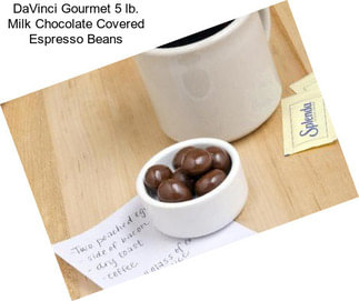 DaVinci Gourmet 5 lb. Milk Chocolate Covered Espresso Beans