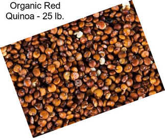 Organic Red Quinoa - 25 lb.