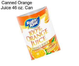 Canned Orange Juice 46 oz. Can