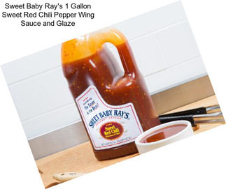 Sweet Baby Ray\'s 1 Gallon Sweet Red Chili Pepper Wing Sauce and Glaze