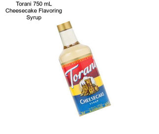 Torani 750 mL Cheesecake Flavoring Syrup