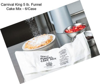 Carnival King 5 lb. Funnel Cake Mix - 6/Case