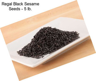 Regal Black Sesame Seeds - 5 lb.