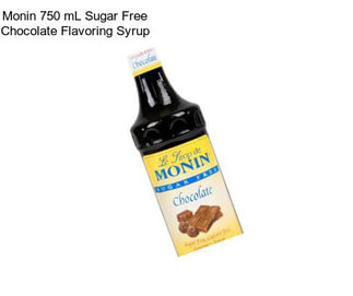 Monin 750 mL Sugar Free Chocolate Flavoring Syrup