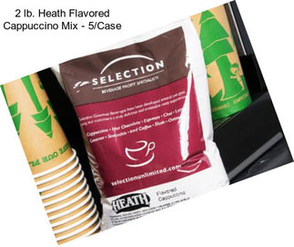 2 lb. Heath Flavored Cappuccino Mix - 5/Case