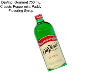 DaVinci Gourmet 750 mL Classic Peppermint Paddy Flavoring Syrup