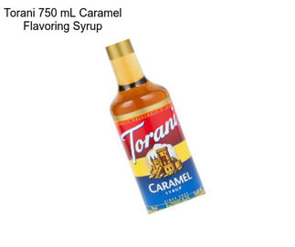 Torani 750 mL Caramel Flavoring Syrup