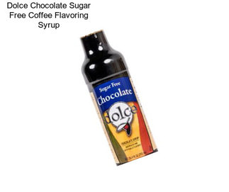 Dolce Chocolate Sugar Free Coffee Flavoring Syrup