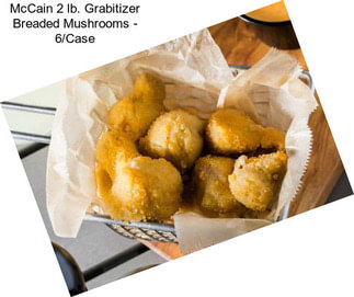 McCain 2 lb. Grabitizer Breaded Mushrooms - 6/Case