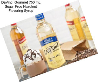 DaVinci Gourmet 750 mL Sugar Free Hazelnut Flavoring Syrup