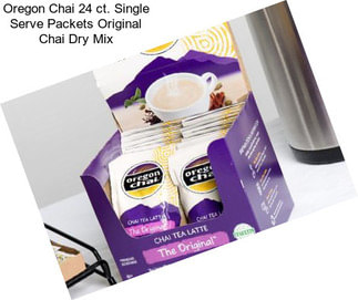 Oregon Chai 24 ct. Single Serve Packets Original Chai Dry Mix