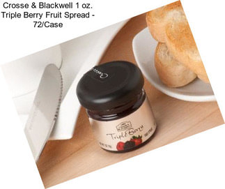 Crosse & Blackwell 1 oz. Triple Berry Fruit Spread - 72/Case