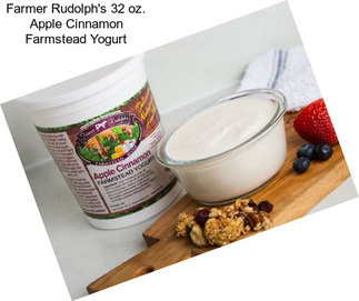 Farmer Rudolph\'s 32 oz. Apple Cinnamon Farmstead Yogurt