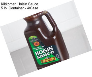 Kikkoman Hoisin Sauce 5 lb. Container - 4/Case