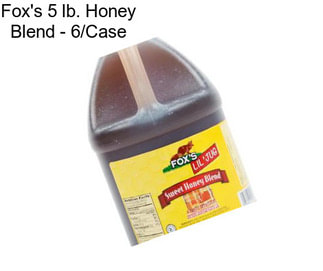 Fox\'s 5 lb. Honey Blend - 6/Case
