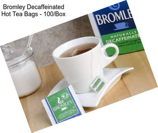 Bromley Decaffeinated Hot Tea Bags - 100/Box