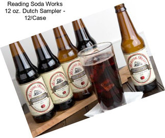 Reading Soda Works 12 oz. Dutch Sampler - 12/Case