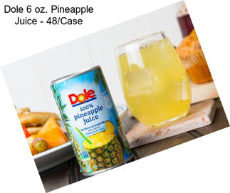 Dole 6 oz. Pineapple Juice - 48/Case