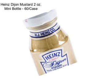 Heinz Dijon Mustard 2 oz. Mini Bottle - 60/Case