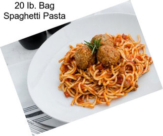 20 Ib. Bag Spaghetti Pasta