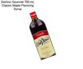 DaVinci Gourmet 750 mL Classic Maple Flavoring Syrup