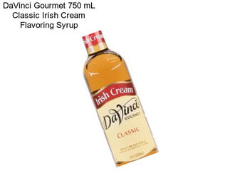 DaVinci Gourmet 750 mL Classic Irish Cream Flavoring Syrup